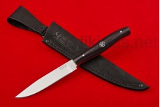 Нож Перочинный (95Х18, черный граб, цельнометаллический)